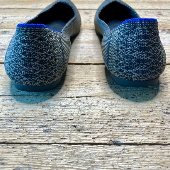 Rothy’s The Point Flats Walnut Python Brown Black Knit Sz 8.5 Retired Rare - Picture 8 of 11